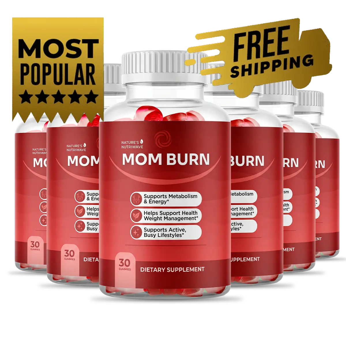 MomBurn 6 Bottle Bundle Best Value Package
